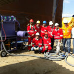 Instalación y Puesta en Marcha de Máquina Granalladora Automática portátil Petrobras Brasil